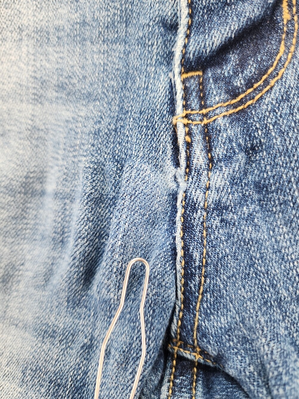 Daytrip Jeans Womens 27 Lynx Ankle Skinny Distressed Blue Denim Raw Cuff - Picture 6 of 11